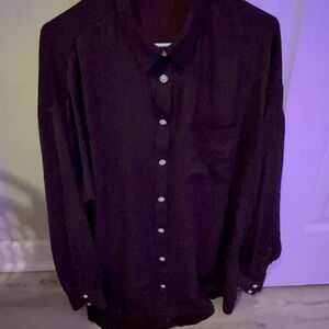 Express Women's Black Blouse